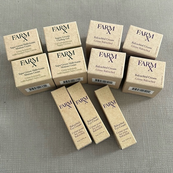 Avon FarmX Supergreens Multivitamin Moisture/Eye Cream& Cooling Gel - Picture 1 of 8